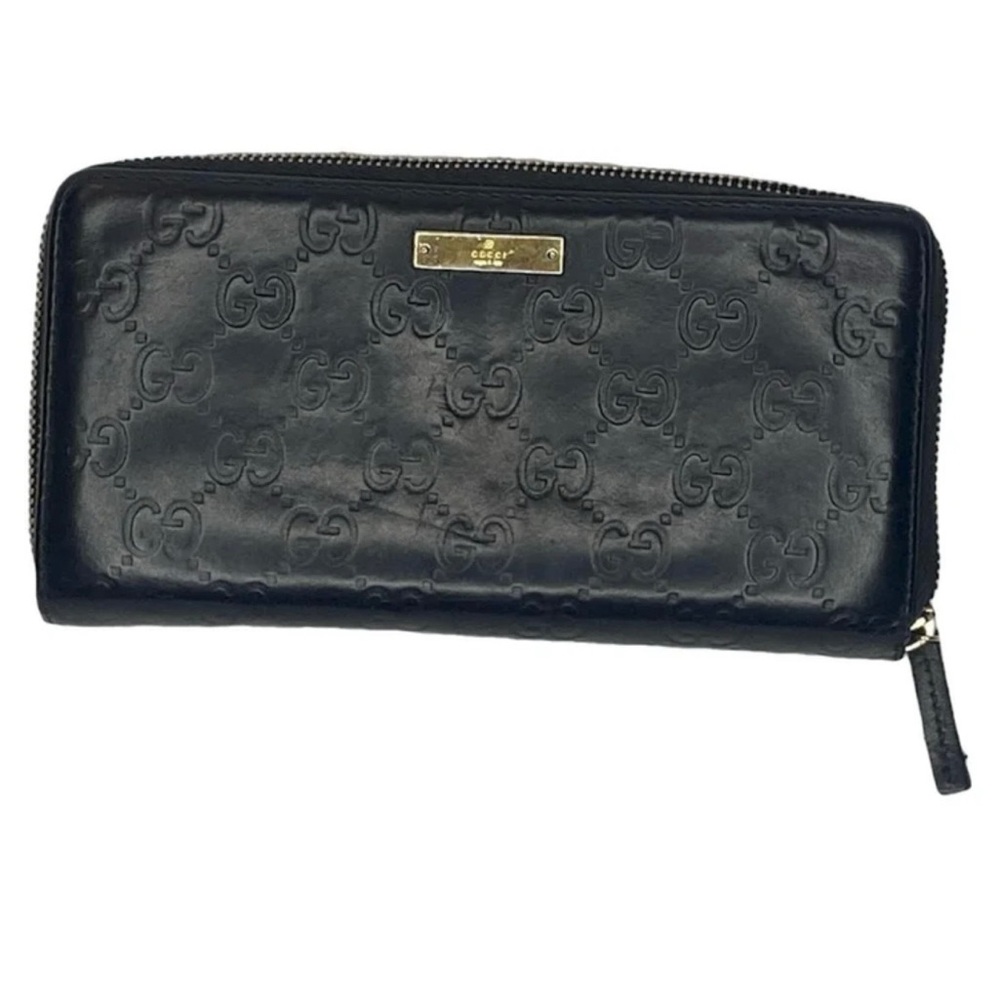 Gucci Black Embossed Wallet